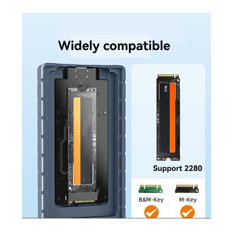 علبة خارجية من الألومنيوم لـ M - مراجعة Usb4 40Gbps External Ssd 8Tb وسعره
