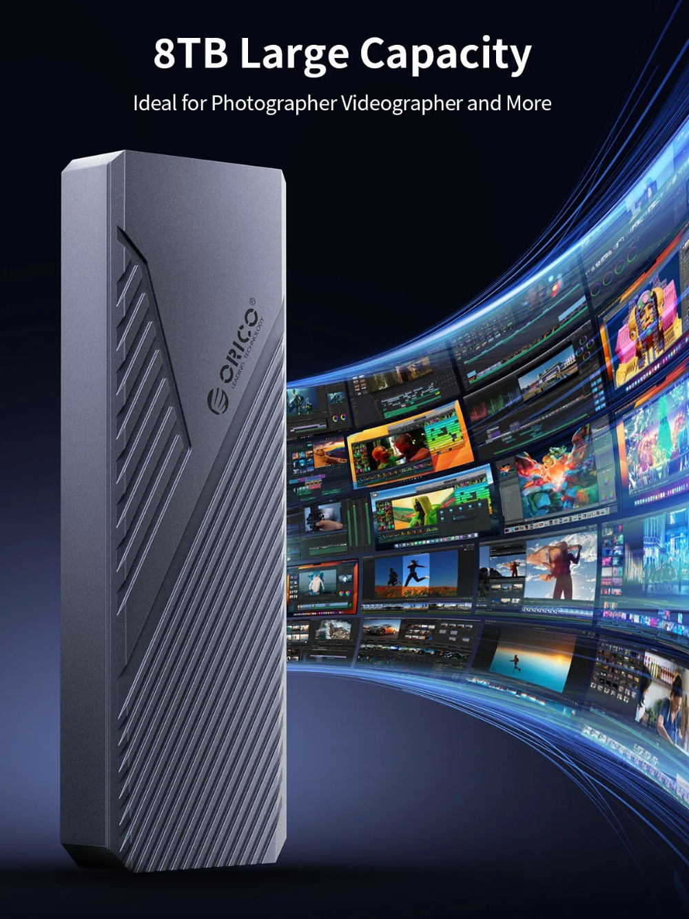 حافظة خارجية من الألومنيوم مع  - مراجعة 8Tb M2 Nvme Ssd وسعره
