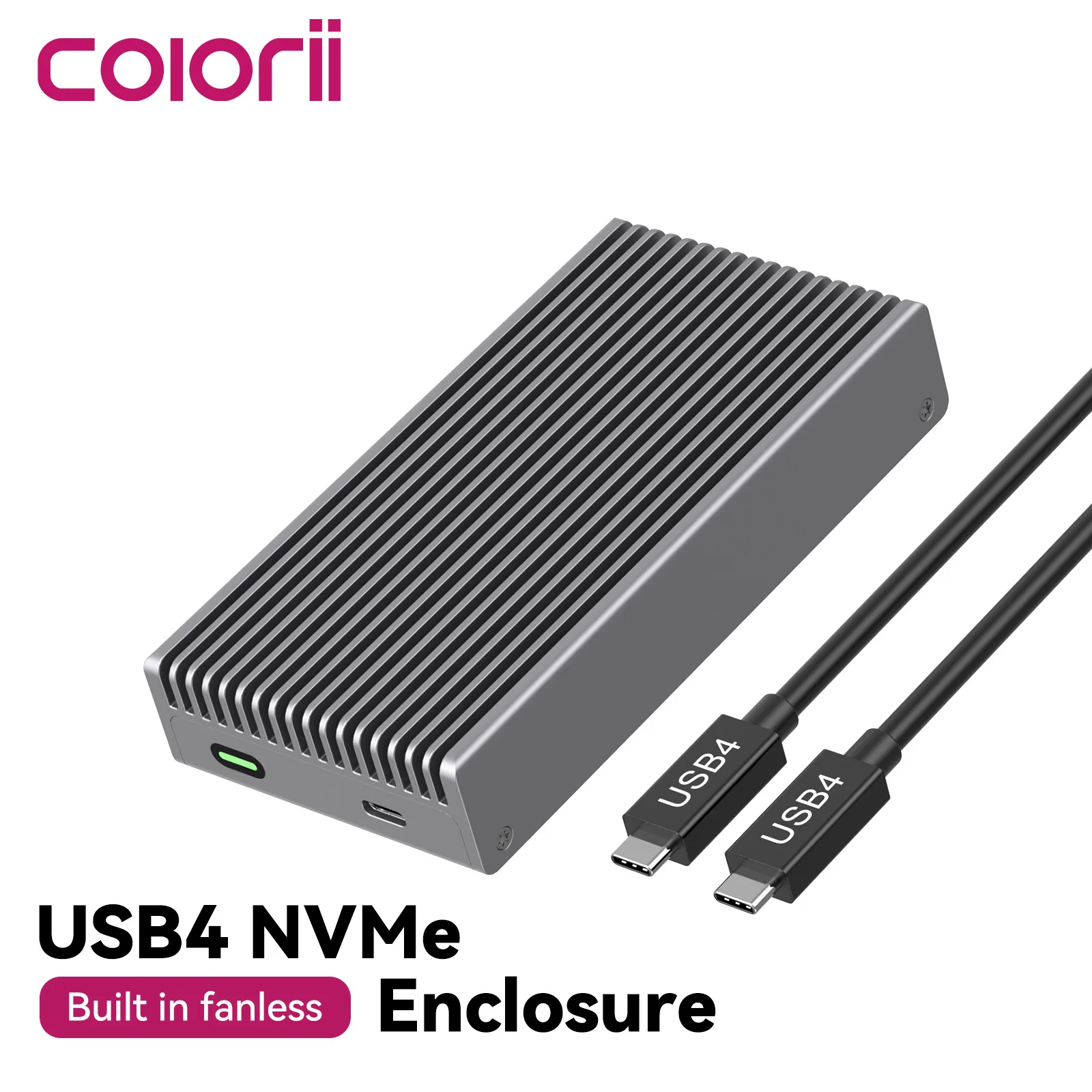 حاوية USB4 M.2 NVMe SSD بسرعة  - مراجعة Usb4 40Gbps External Ssd 8Tb وسعره