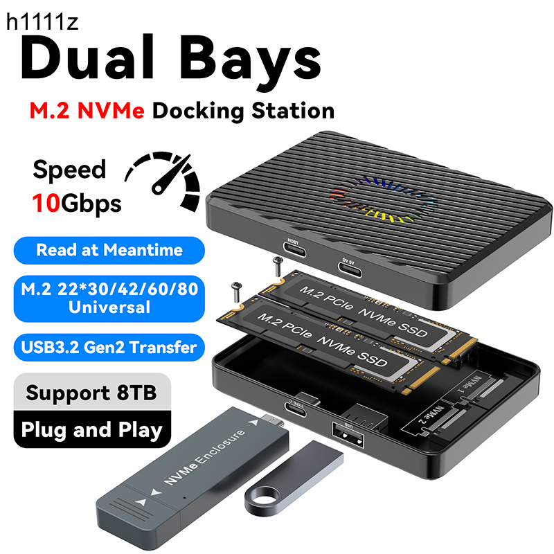 محطة إرساء Dual Bays M.2 NVME  - مراجعة 8Tb M2 Nvme Ssd وسعره