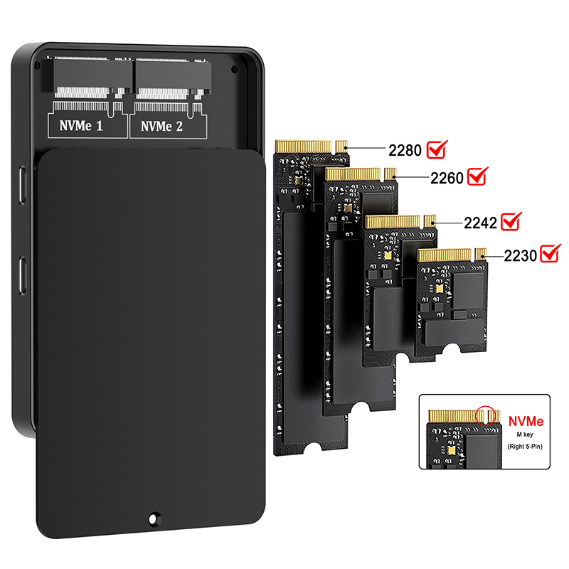 محطة إرساء Dual Bays M.2 NVME  - مراجعة 8Tb M2 Nvme Ssd وسعره