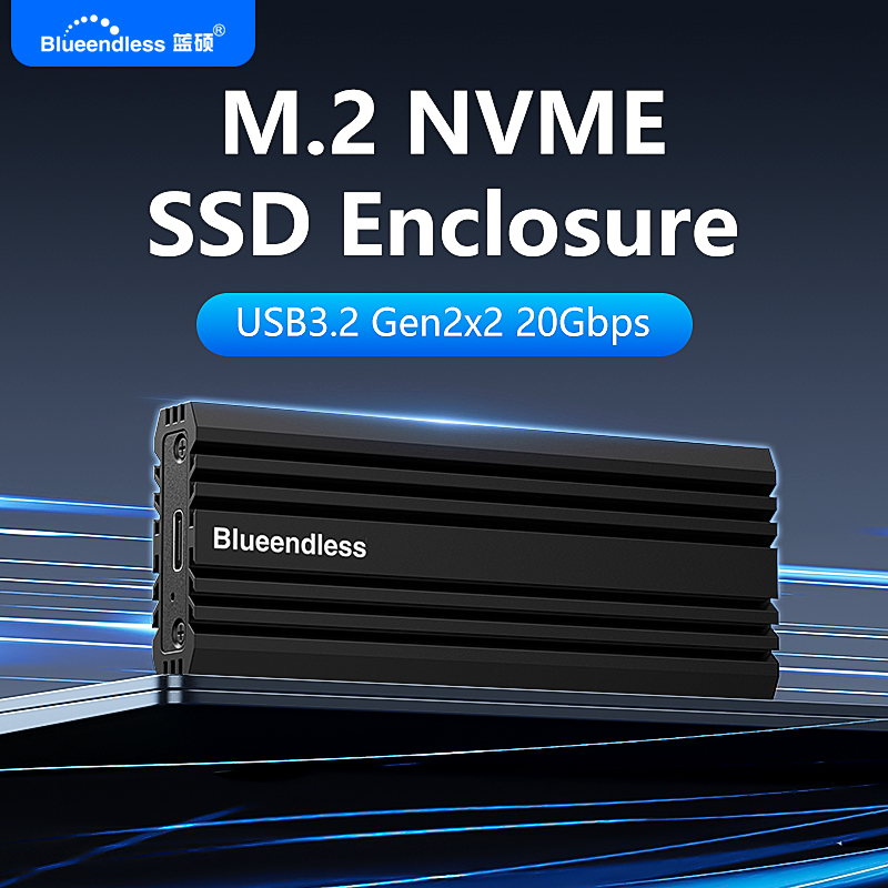 علبة BLUEENDLESS 20Gbps M.2 PC - مراجعة 8Tb M2 Nvme Ssd وسعره