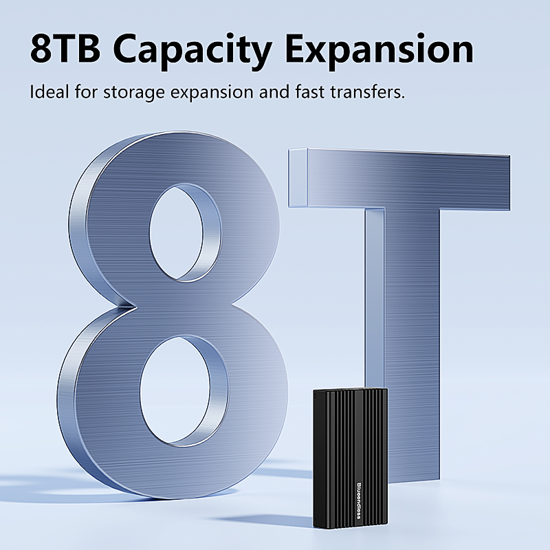 علبة خارجية من الألومنيوم لـ B - مراجعة Usb4 40Gbps External Ssd 8Tb وسعره