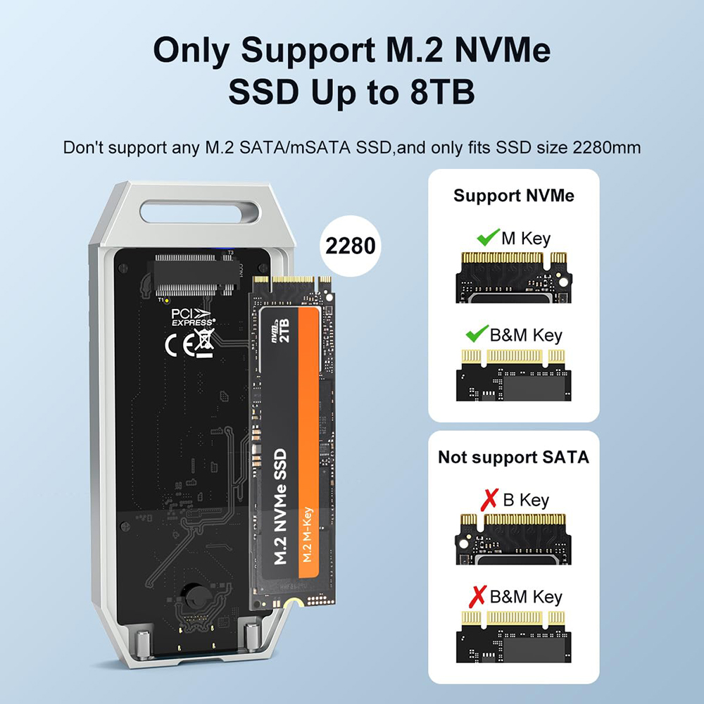 حاوية MAIWO-NVMe mssd ، علبة خ - مراجعة 8Tb M2 Nvme Ssd وسعره